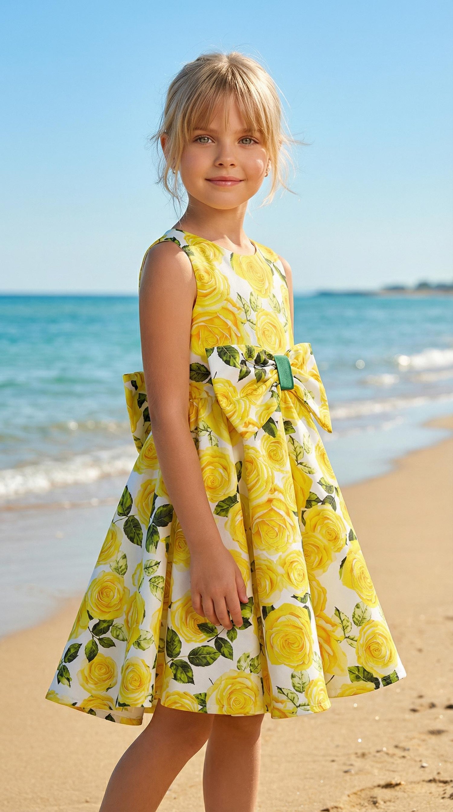 YELLOW ROSE DRESS
