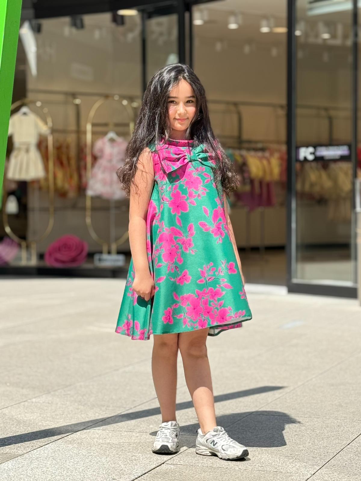 FLOWER BOW DRESS