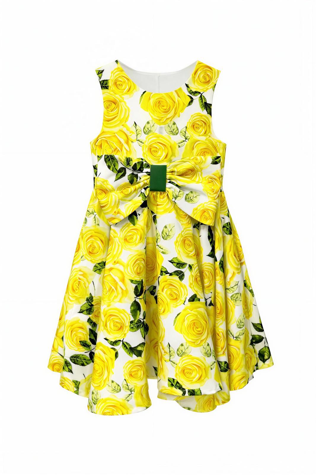 YELLOW ROSE DRESS