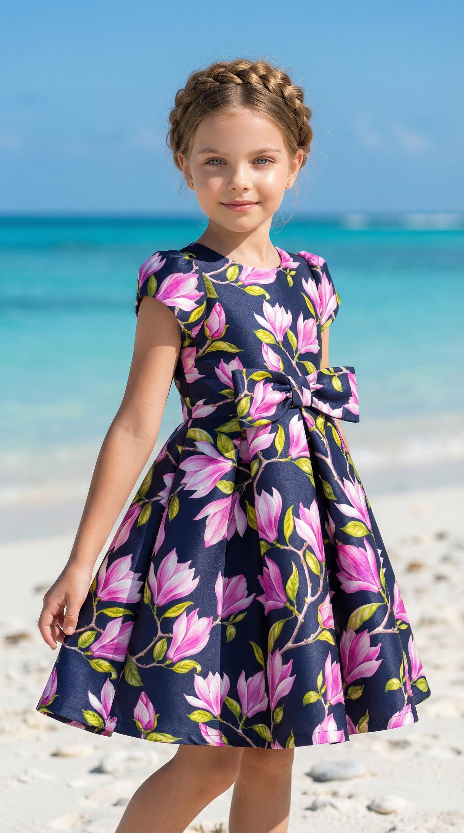 MAGNOLIA FLORAL DRESS