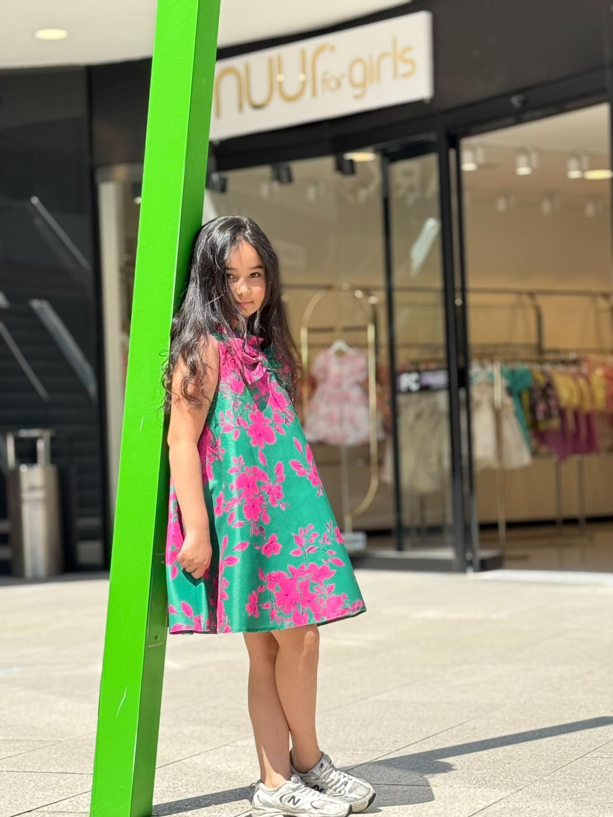 FLOWER BOW DRESS
