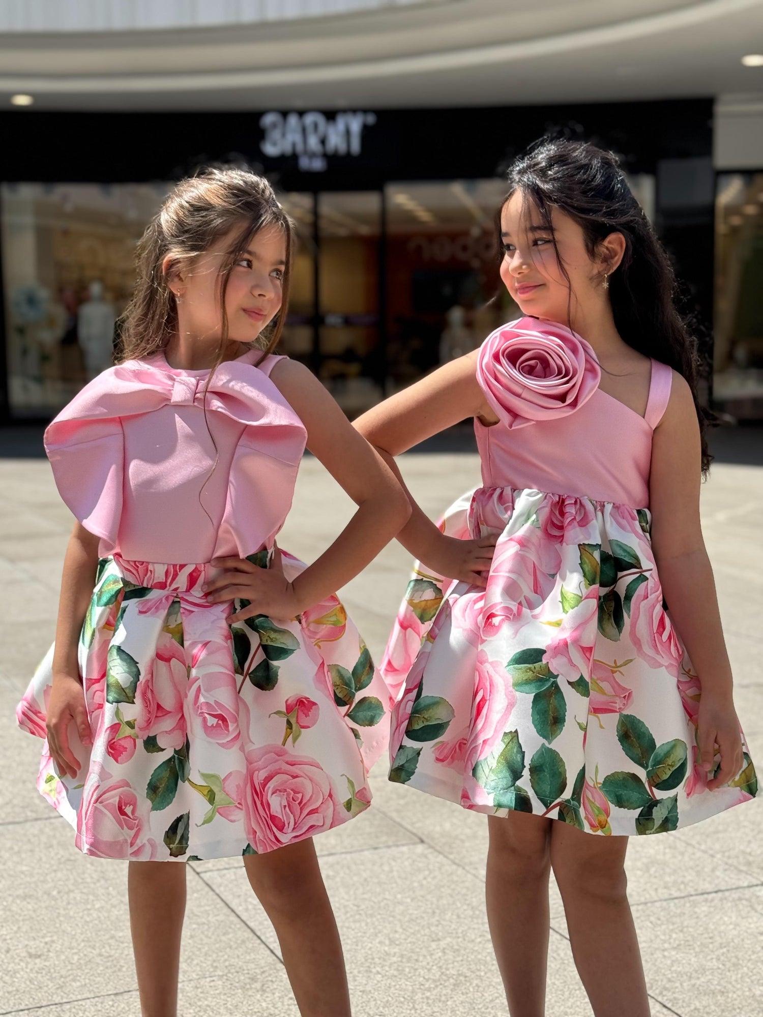 BIG ROSE SKIRT BLOUSE SET